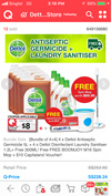 daily deal4 x dettol antiseptic germicide 5l   4 x laundry