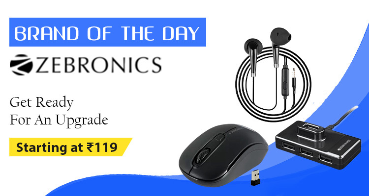 Brand of the Day - Zebronics Store