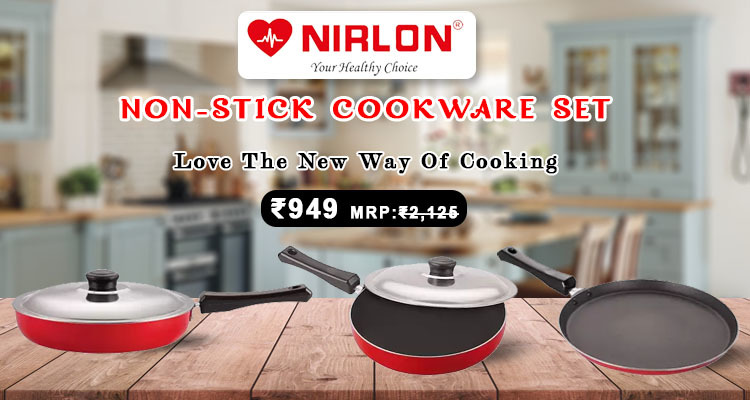 Nirlon Non-Stick Cookware Set