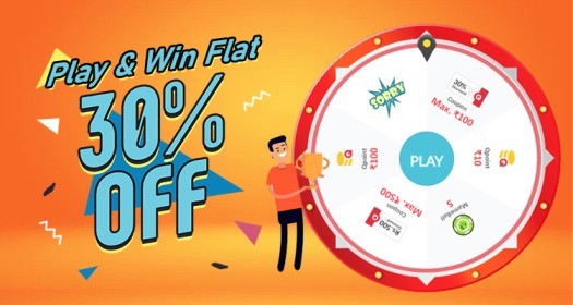 Play & Win Flat 30% Off